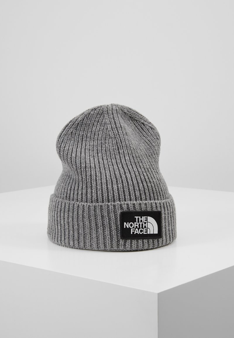 The North Face - LOGO BOX CUFFED BEANIE UNISEX - Beanie - medium grey heather, Nagyítás