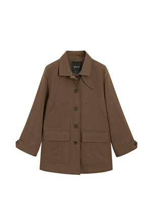 WITH POCKETS  - Kurzmantel - brown
