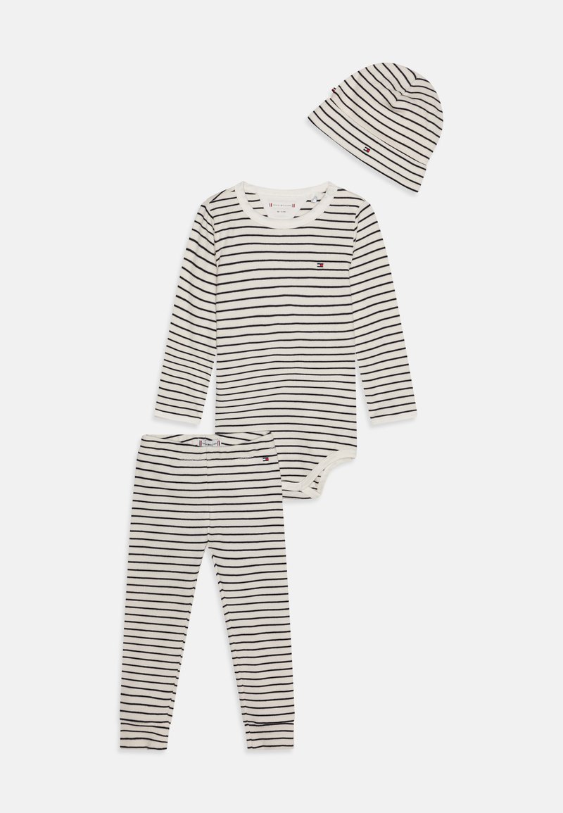 Tommy Hilfiger BABY GIFTBOX UNISEX SET - Bonnet - ancient white/desert sky