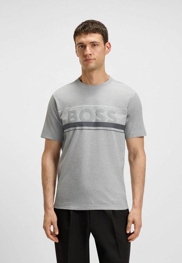 ICONIC ZONE - Print T-shirt - silver two