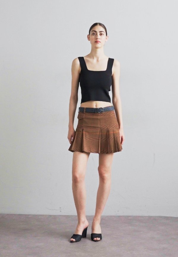 REVERSIBLE BELTWITH FLATTENED EDGE - Belt - dark chambray4