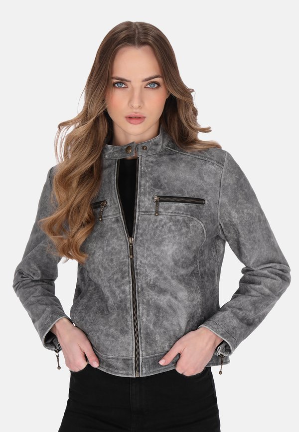 Lederjacke