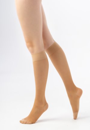 SUPPORT 70 DEN - Kniestrümpfe - puder