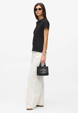 KARL LAGERFELD, K/RSG MN SQUARE TOTE PEB EMB - Bolso de mano - white black