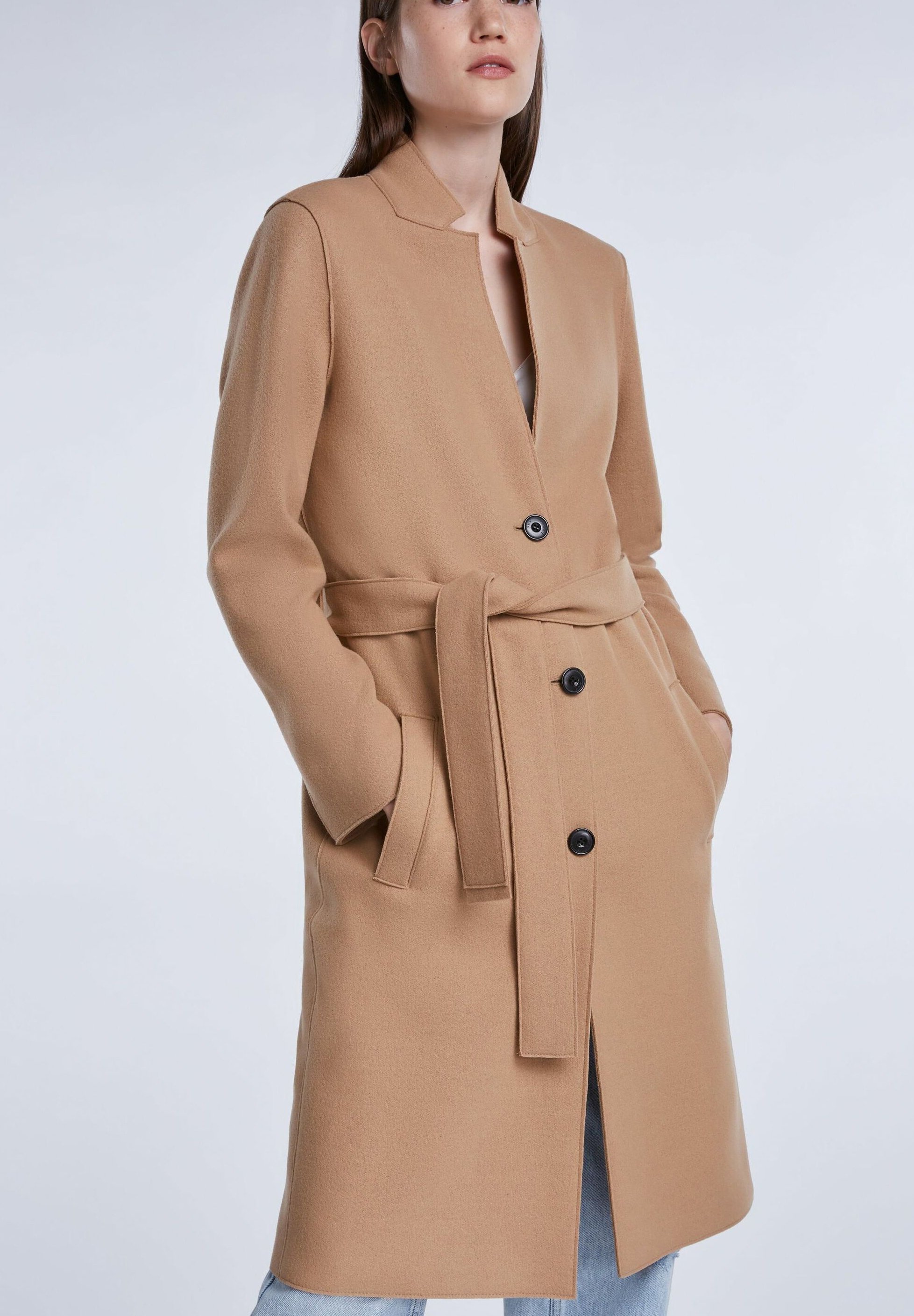 zalando camel coat