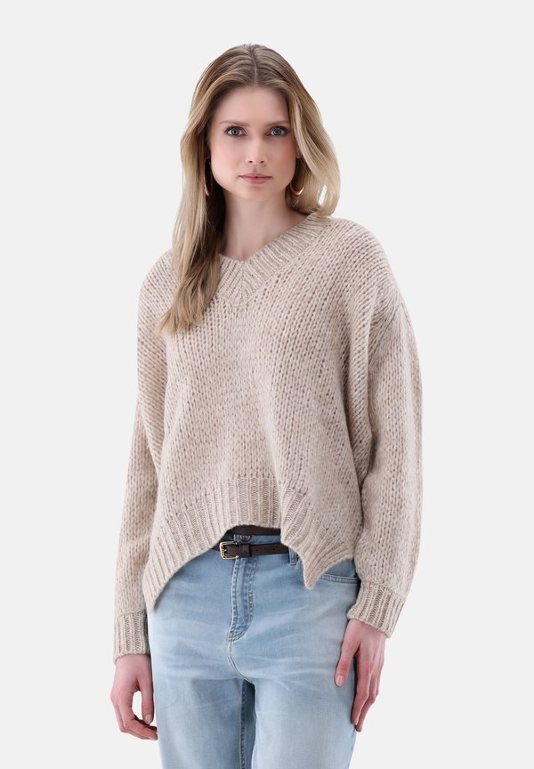 Strickpullover - beige