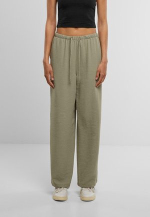 Urban Classics STRUCTURED WIDE - Bukse - paleolive