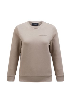 Peak Performance W ORIGINAL SMALL LOGO CRE - Sweatshirt - beige