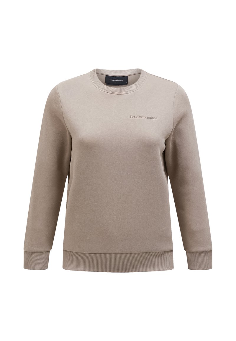 Peak Performance - W ORIGINAL SMALL LOGO CRE - Sweatshirt - beige, Forstør