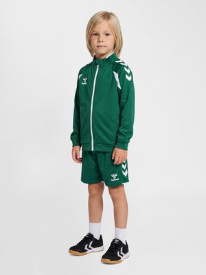 Hummel, CORE 2 0 TRACK ZIP - Træningsjakke - evergreen white