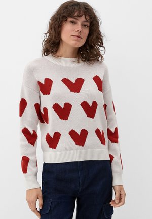 Strickpullover - ecru