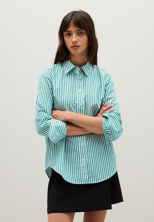 REGULAR FIT  - Hemdbluse - green white