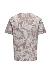 Only & Sons 2ER-PACK RUNDHALS KURZARM - Print T-shirt - weiß rot