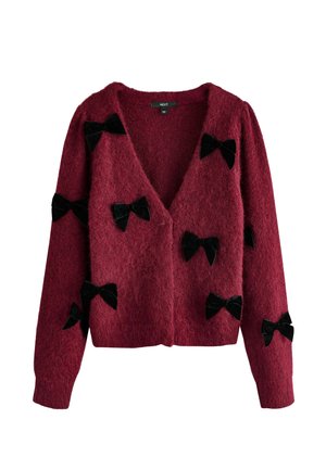 REGULAR FIT - Neuletakki - burgundy red