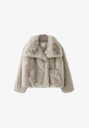 Stradivarius, BASIC HIGH NECK JACKET - Veste d'hiver - stone