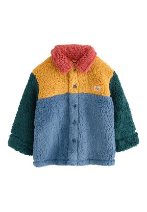 Next, Fleecejacke - blue yellow bright colorblock