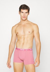 Nike Underwear TRUNK 3 PACK - Cuecas boxer - bright spruce/charcoal heathe/berry