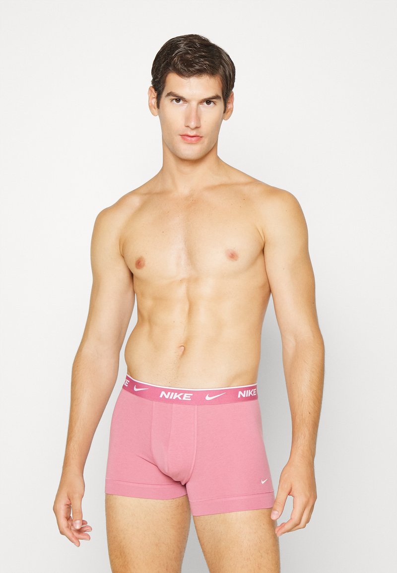 Nike Underwear TRUNK 3 PACK - Cuecas boxer - bright spruce/charcoal heathe/berry