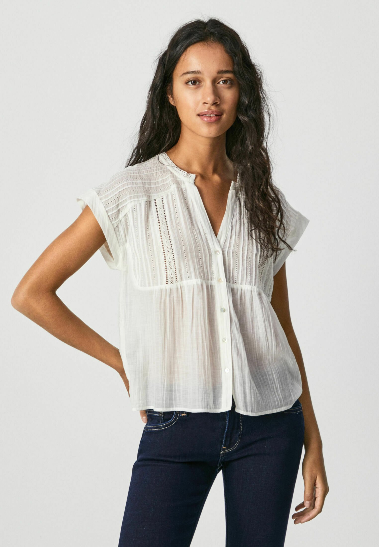 Pepe Jeans JAQUI - Camicetta - blanco off/avorio - Zalando.it