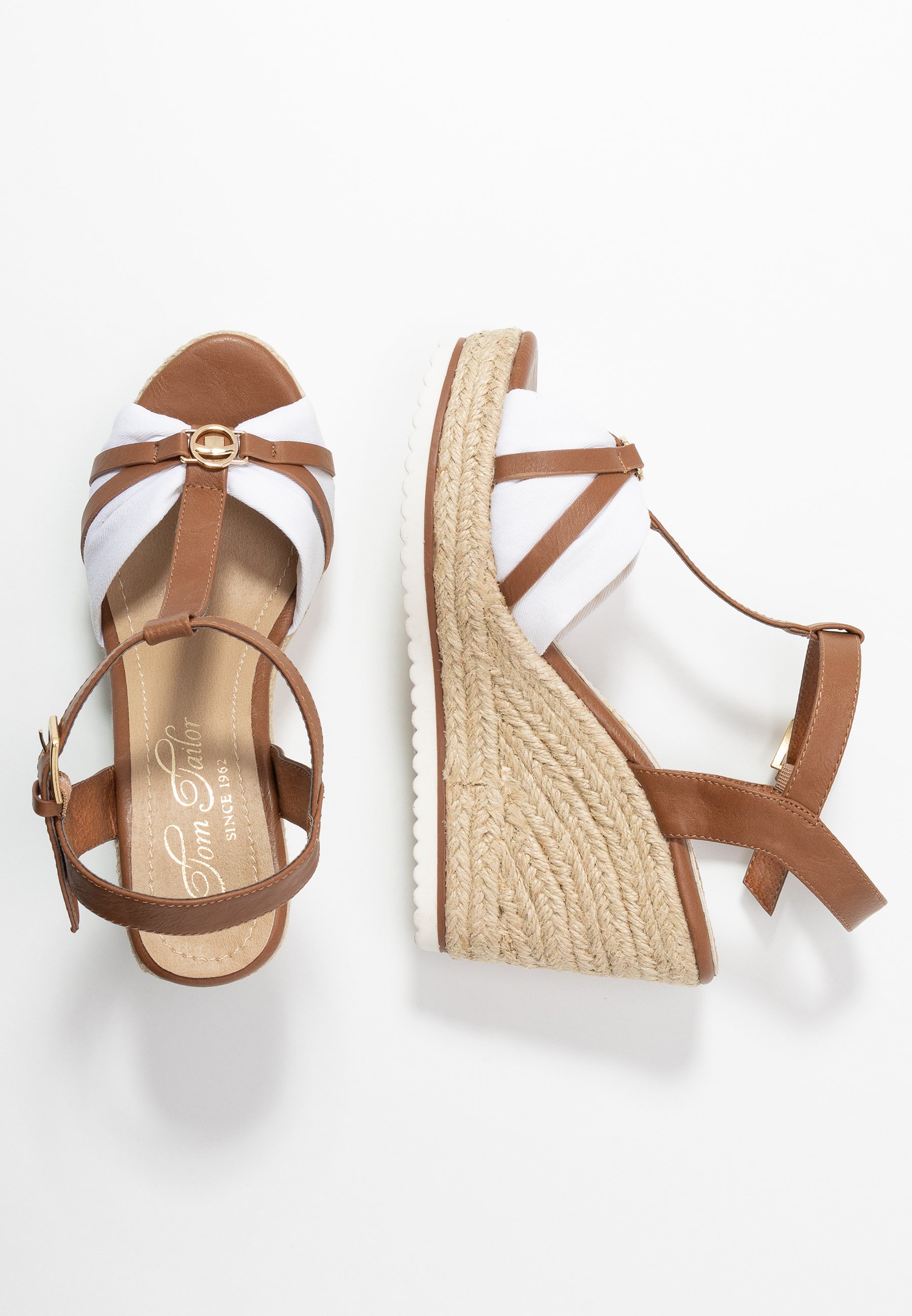 TOM TAILOR Sandaler med høye hæler - camel TOM TAILOR Sandaler med høye hæler - camel