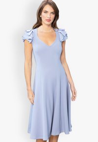 HotSquash FRILL SLEEVE A-LINE - Vapaa-ajan mekko - purple impression