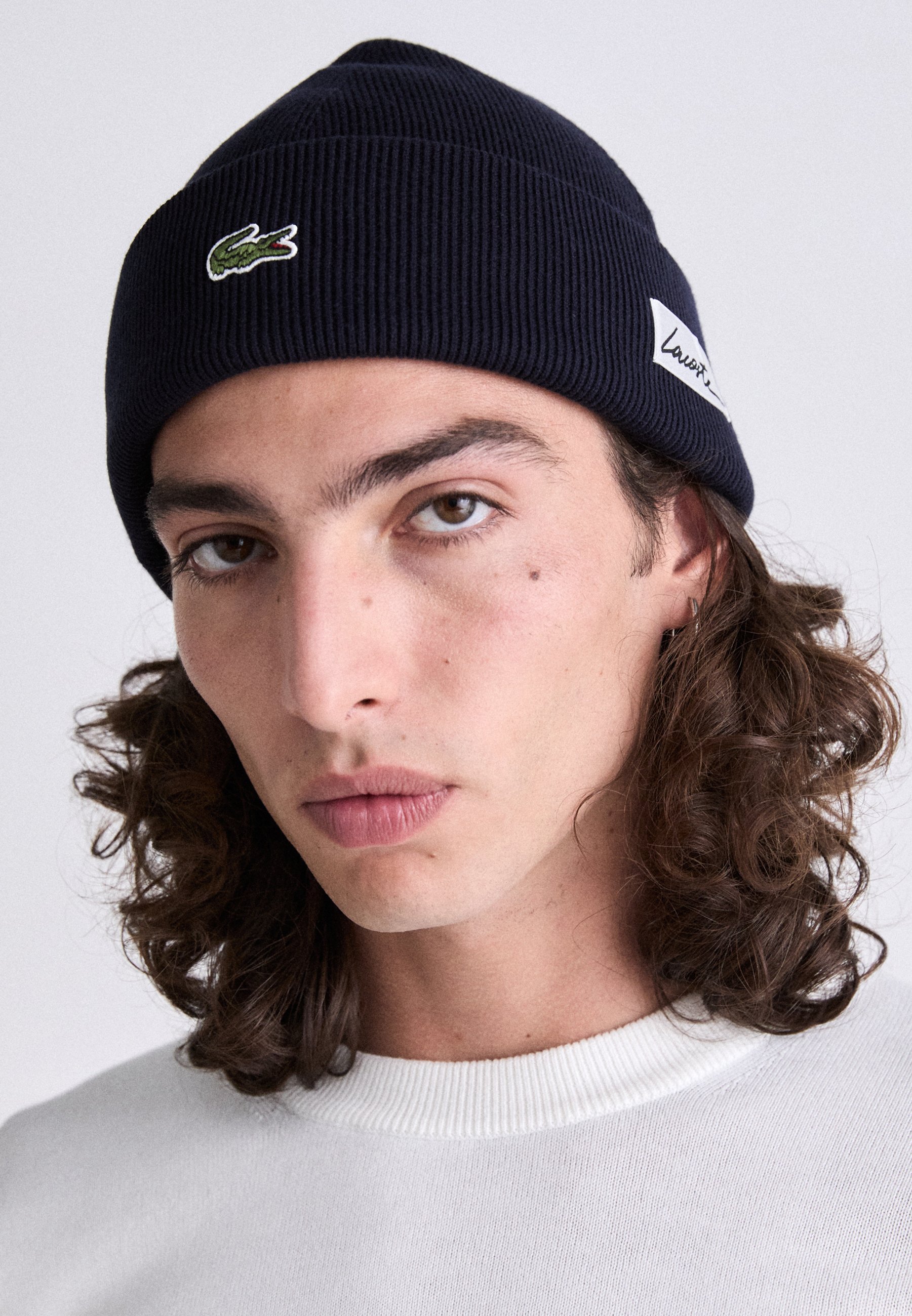 Lacoste BONNET UNISEX - Beanie - navy blue/dark blue - Zalando