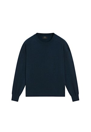Massimo Dutti, Trui - mottled dark blue