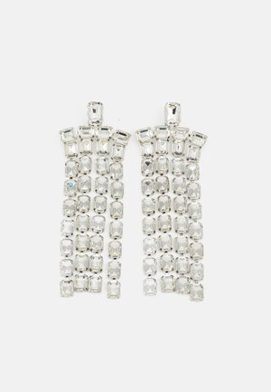 LETSPARTY - Earrings - silver-coloured/clear