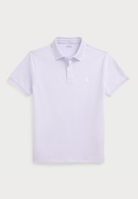 CUSTOM SLIM FIT STRETCH OXFORD MESH POLO - Polo krekls - sky lavender/white