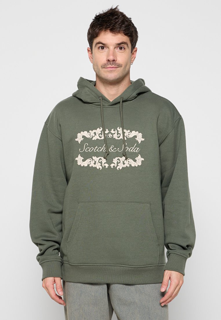 Scotch & Soda Hoodie groen