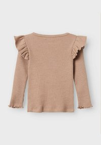 Lil' Atelier MIT LANGEN ÄRMELN SLIM FIT - Maglione - rugby tan