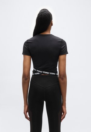 STRONG CROSS BACK TEE - T-shirt de sport - black