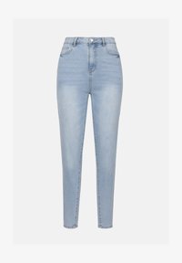 Selected, light blue wash