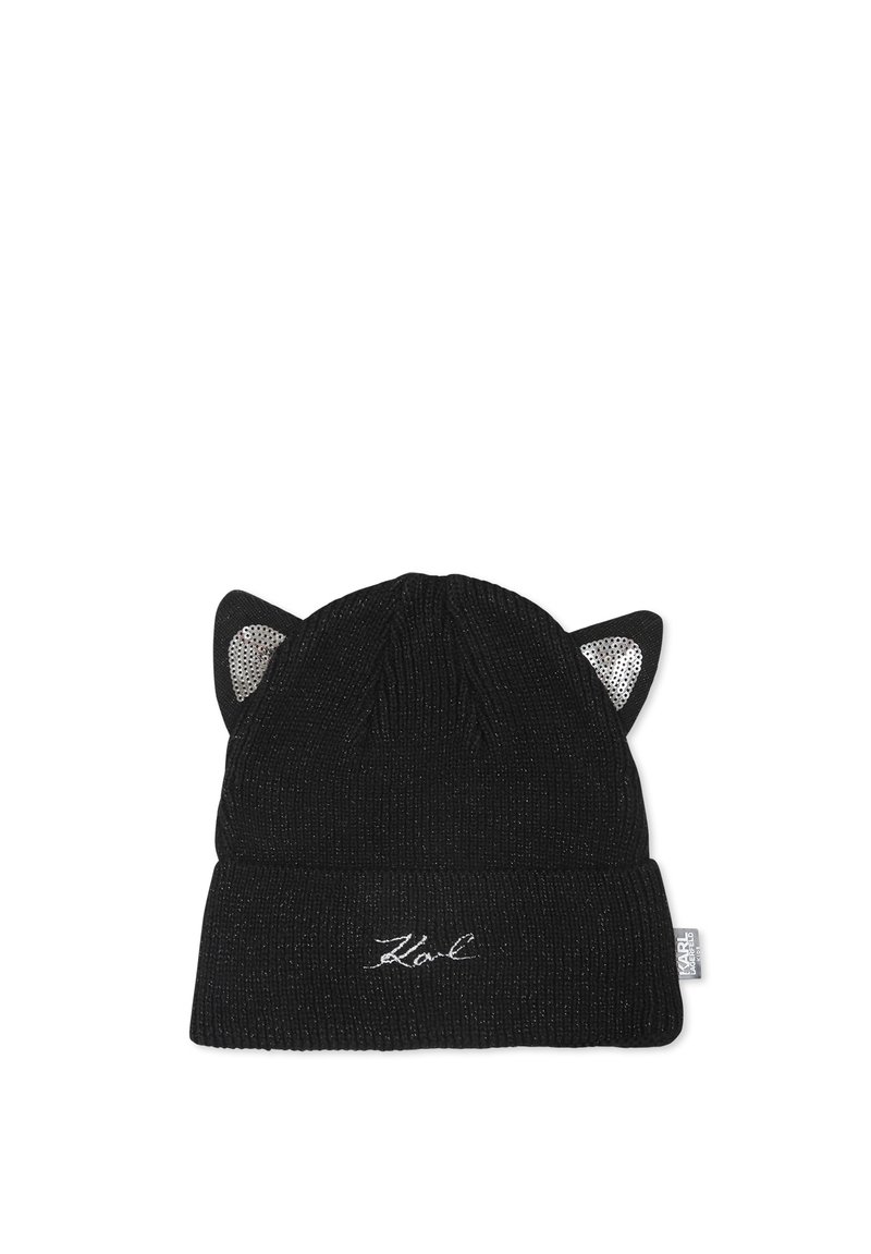 KARL LAGERFELD KIDS Bonnet - black