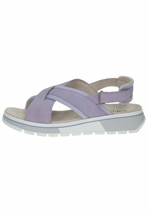 Platforminiai sandalai - purple comb