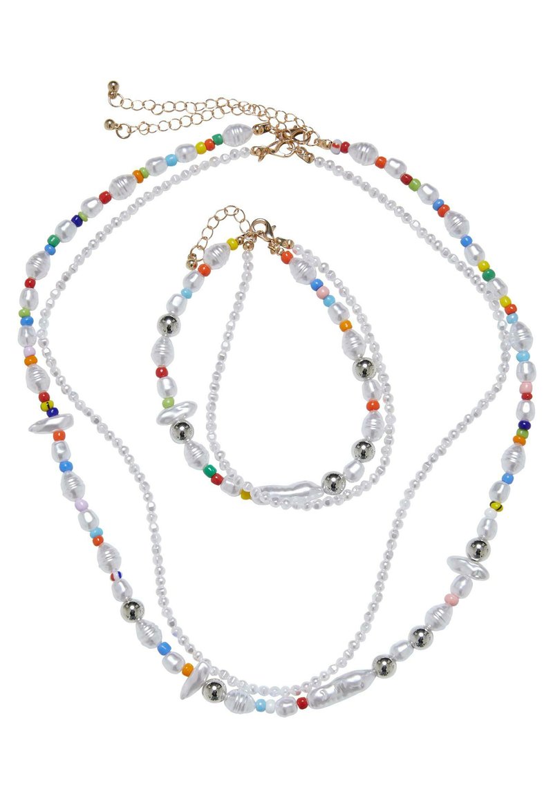 Urban Classics VARIOUS PEARL LAYERING AND A - Ogrlica - multicolor