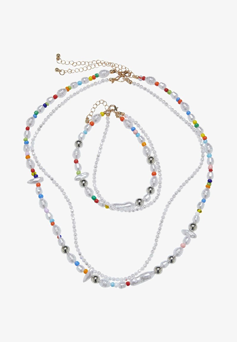 Urban Classics VARIOUS PEARL LAYERING AND A - Ogrlica - multicolor