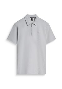 REGULAR FIT IN DOBBY WITH EMBROIDERED LOGO - Polo majica - light grey