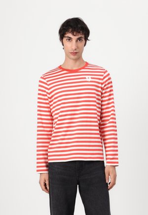TASARAITA UNIKKO UNISEX - Maglietta a manica lunga - red/off white