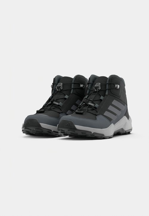 adidas AX4R MID UNISEX - Hiking shoes - core black/grey four/grey six — foto 3