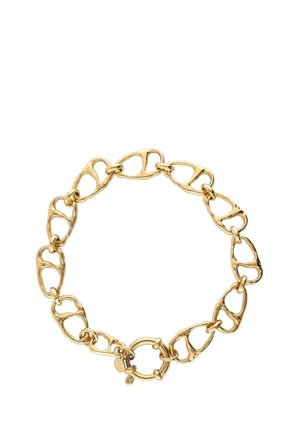 ICONIC LINK WITH ROUND CLASP - Armband - gold coloured