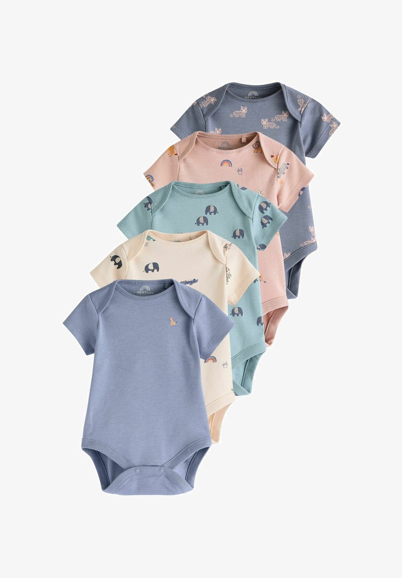 Next SHORT SLEEVE 5 PACK - REGULAR FIT - Bodijs - teal blue