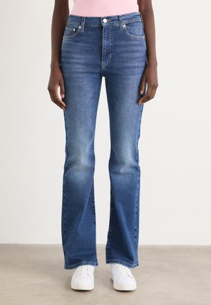 SYLVIA - Flared jeans - denim dark