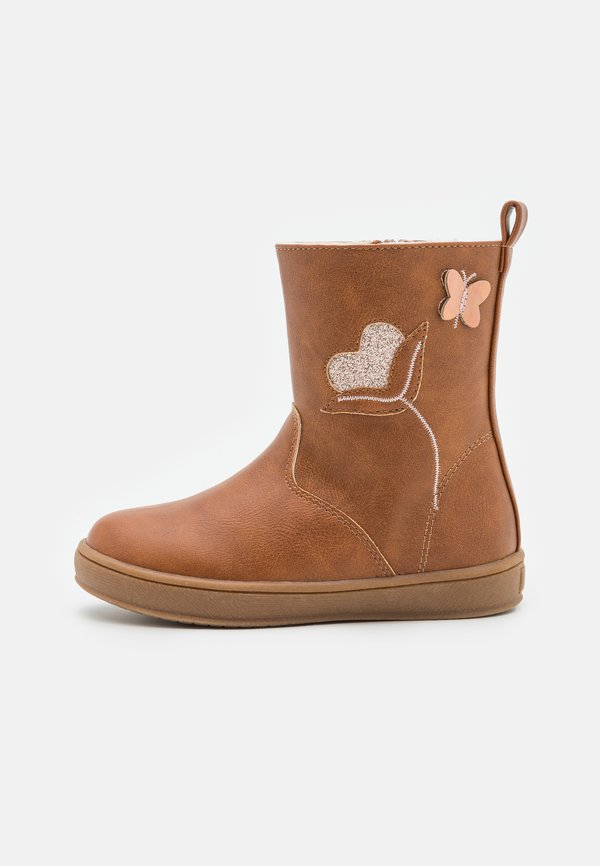 Stiefelette – cognac