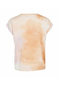 VILA VIELLETTE S/S FULL - T-shirt imprimé - cadmium orange