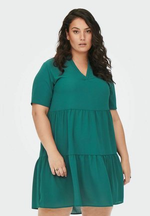 CURVY 2/4 ARM - Kasdienė suknelė - deep teal