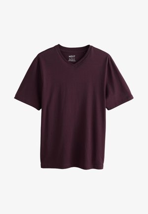 Next, V-NECK T-SHIRT - T-Shirt basic - purple fig
