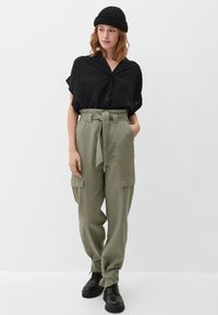 QS Overhemdblouse - schwarz