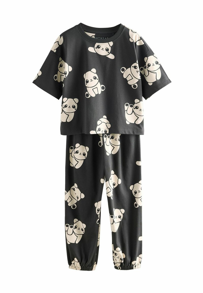 Next Pyjama Gerippter Snuggle Leggings-Pyjama, 3er- Produktbild-Vorschau 2