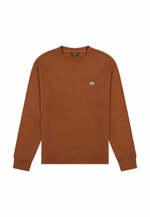 Lee LONG SLEEVE PATCH CREW - REGULAR FIT - Sweatshirt - luxe brown